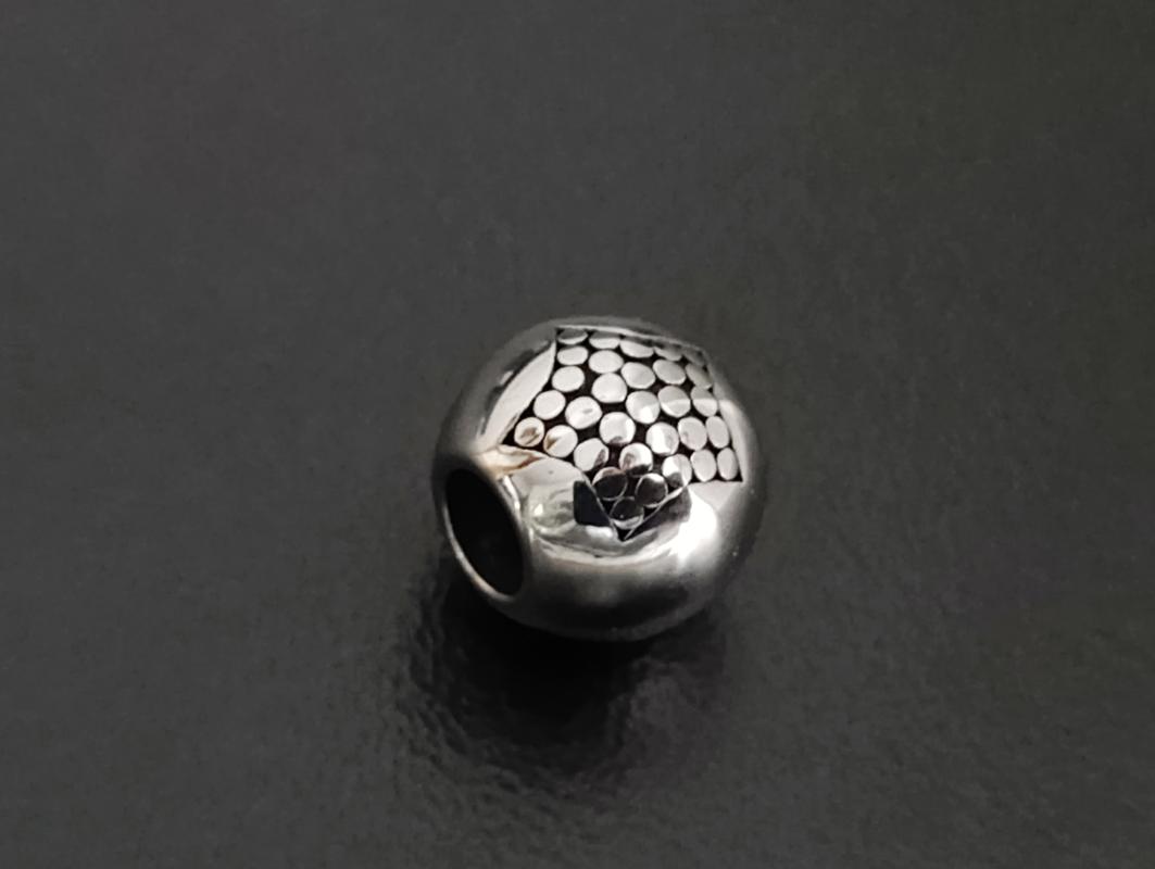 Separador de Berloque Esfera com Estrela - Aço Inoxidável - Imagem 2