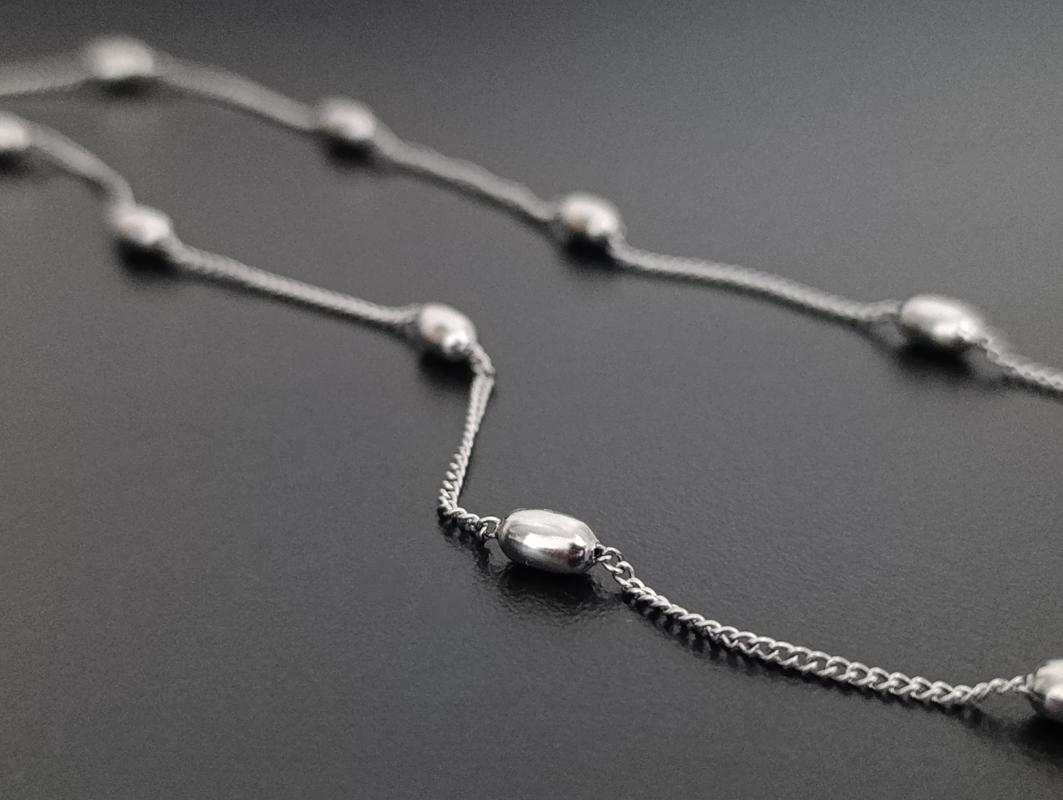 Colar Azeitona - 50 cm - Aço Inoxidável - Imagem 2