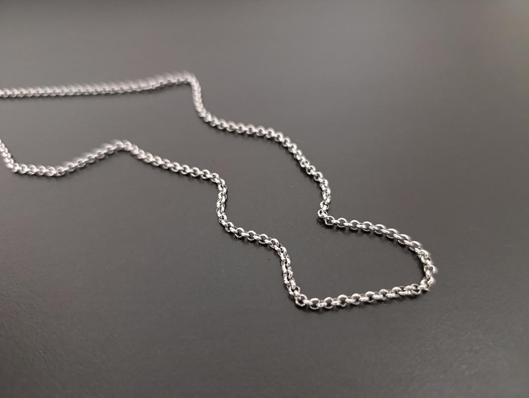 Corrente Elo Português - 45 cm - Aço Inoxidável