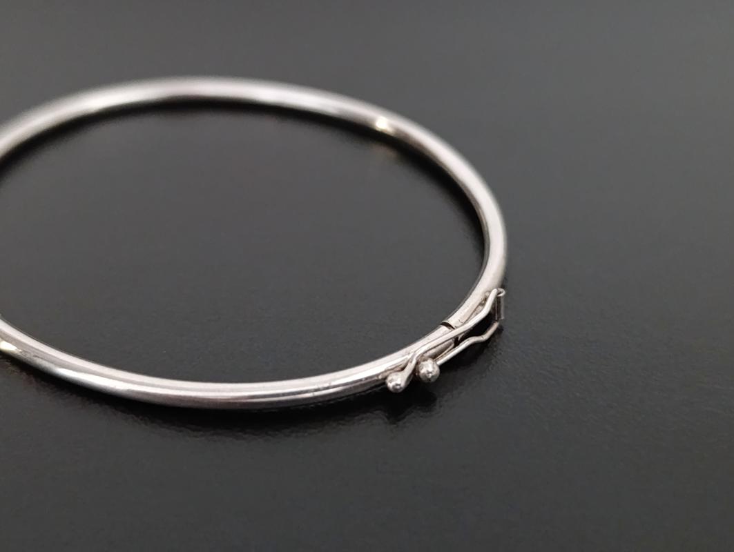 Bracelete Oval com Aro Arredondado - Prata 925 - Imagem 2