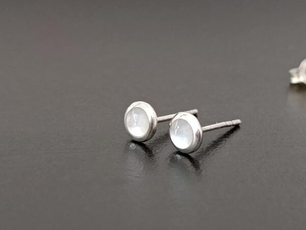 Brinco Pedra da Lua - Prata 925 - Imagem 2