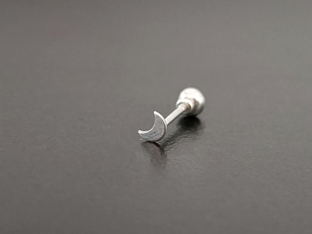 Piercing Meia Lua - Prata 925
